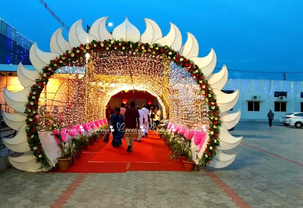 Wedding Stage Decoration - Suguna Auditorium Coimbatore - Breeze Decorators - Original Full Size Photo 17