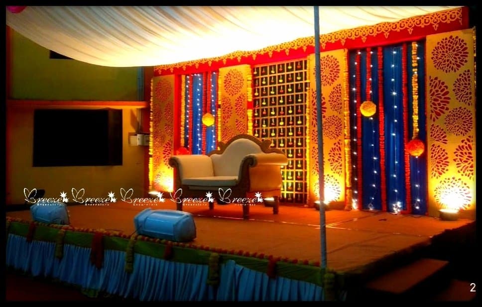 Wedding Stage Decoration - Suguna Auditorium Coimbatore - Breeze Decorators - Original Full Size Photo 3