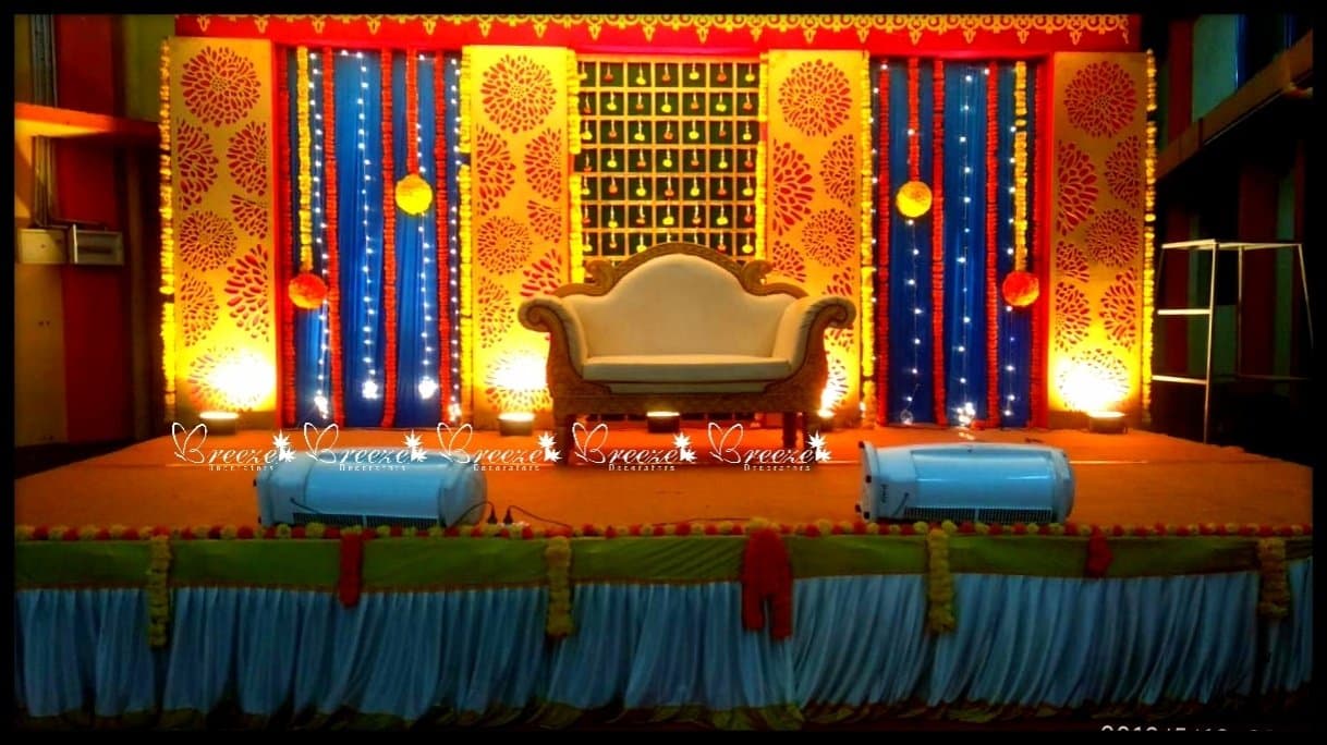 Wedding Stage Decoration - Suguna Auditorium Coimbatore - Breeze Decorators - Original Full Size Photo 4