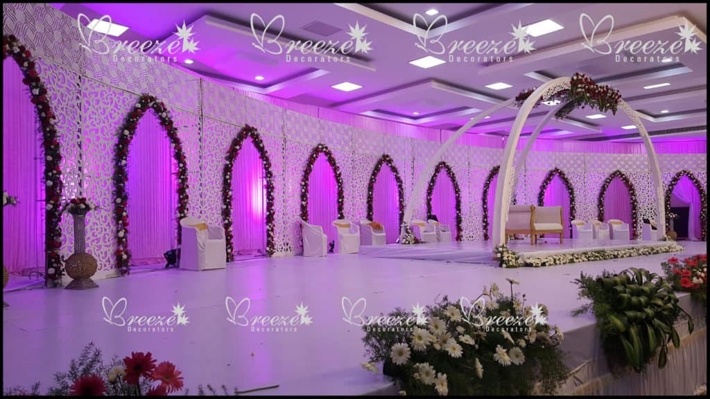 Wedding Stage Decoration - Suguna Auditorium Coimbatore - Breeze Decorators - Original Full Size Photo 18