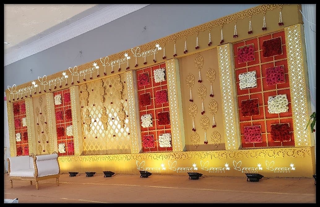 Wedding Stage Decoration - Suguna Auditorium Coimbatore - Breeze Decorators - Original Full Size Photo 9