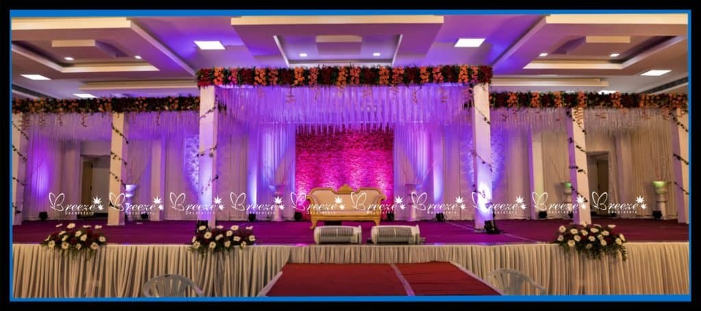Wedding Stage Decoration - Suguna Auditorium Coimbatore - Breeze Decorators - Original Full Size Photo 13