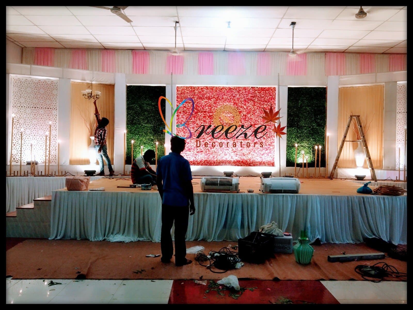 IMA Wedding Hall Udumalpet. Wedding Decoration Breeze Decorators - Original Full Size Photo 2