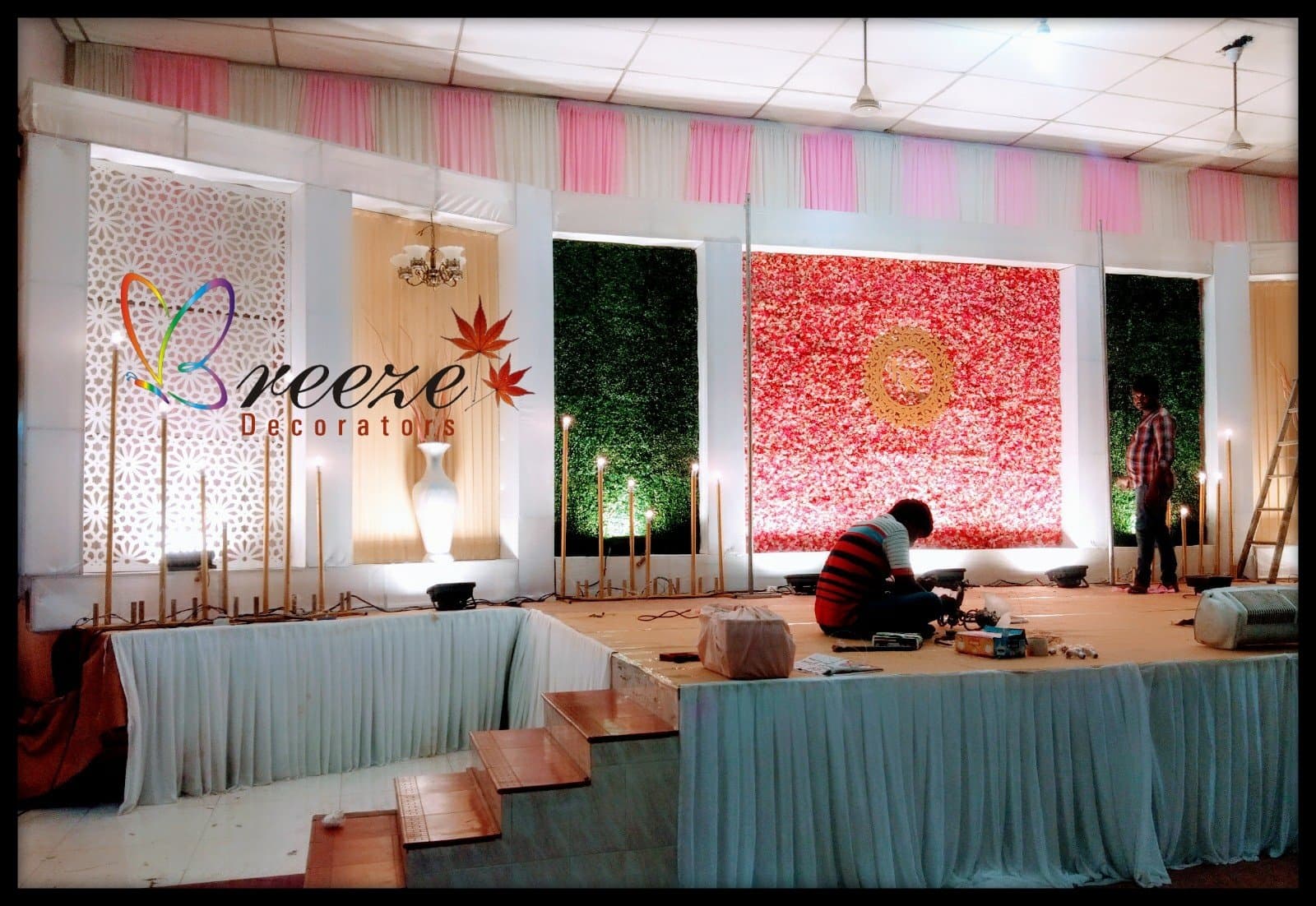 IMA Wedding Hall Udumalpet. Wedding Decoration Breeze Decorators - Original Full Size Photo 3