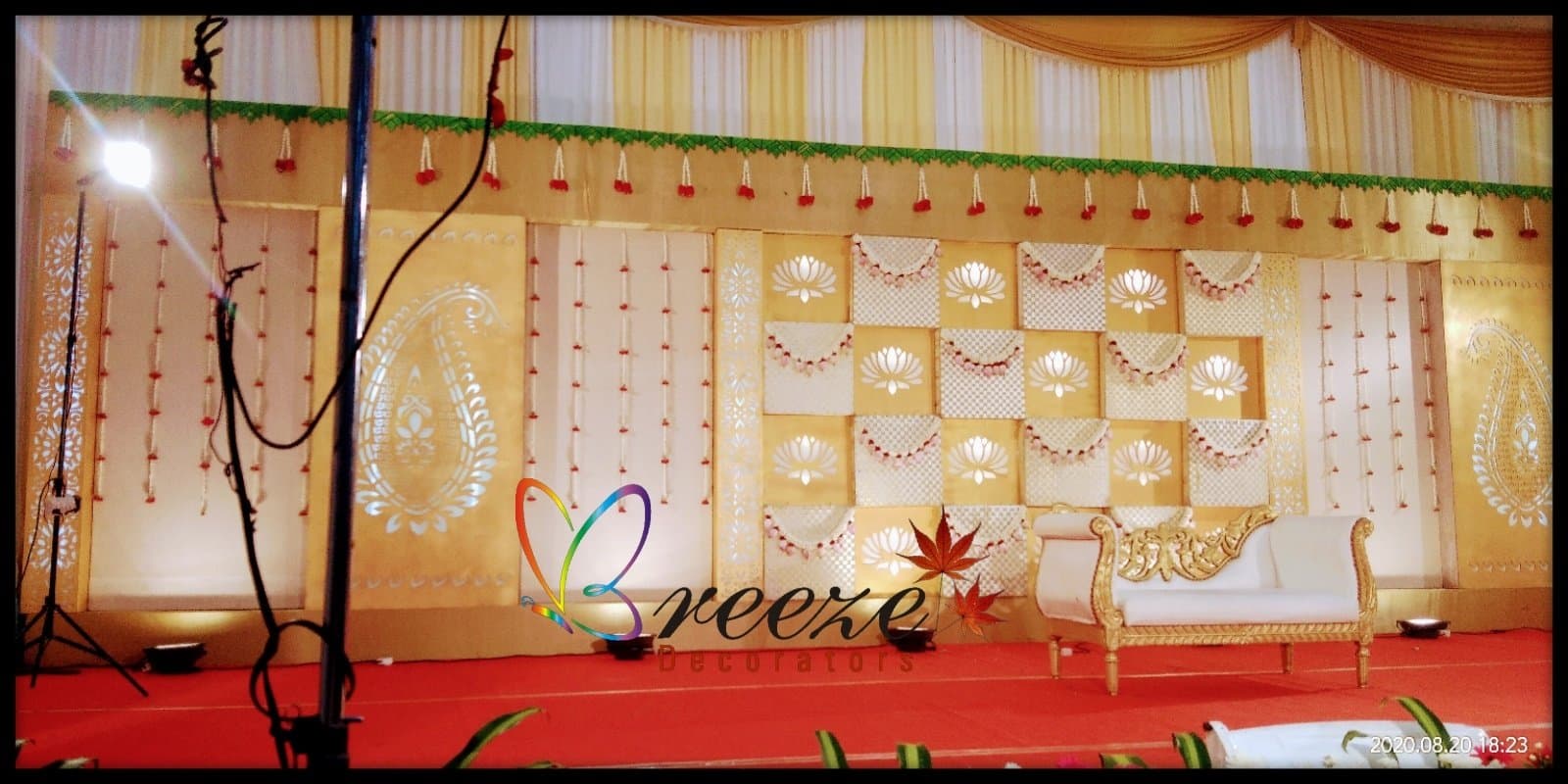 Sri Veeramathi Amman Marriage Hall Kurumbapalayam Wedding Decoration Breeze Decorators - Original Full Size Photo 3
