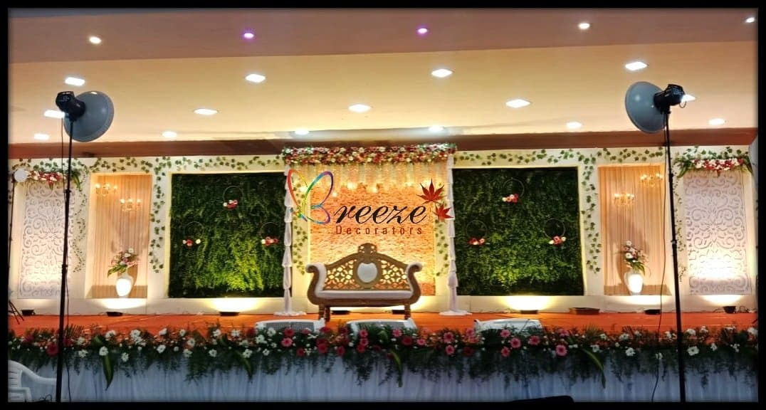 Sri Veeramathi Amman Marriage Hall Kurumbapalayam Wedding Decoration Breeze Decorators - Original Full Size Photo 8