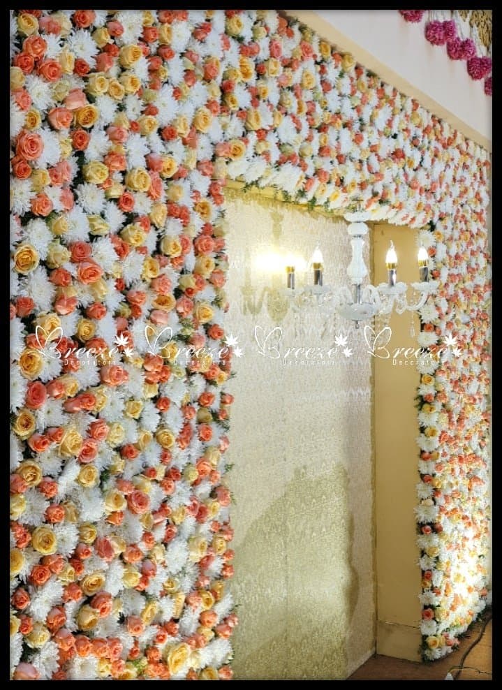 Lakshmi Thirumana Mandapam Wedding Decoration P.N Palayam Coimbatore Breeze Decorators - Original Full Size Photo 1