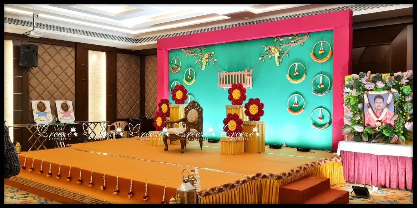 Baby shower Function Decoration at Jenneys Residency Breeze decorators - Original Full Size Photo 4