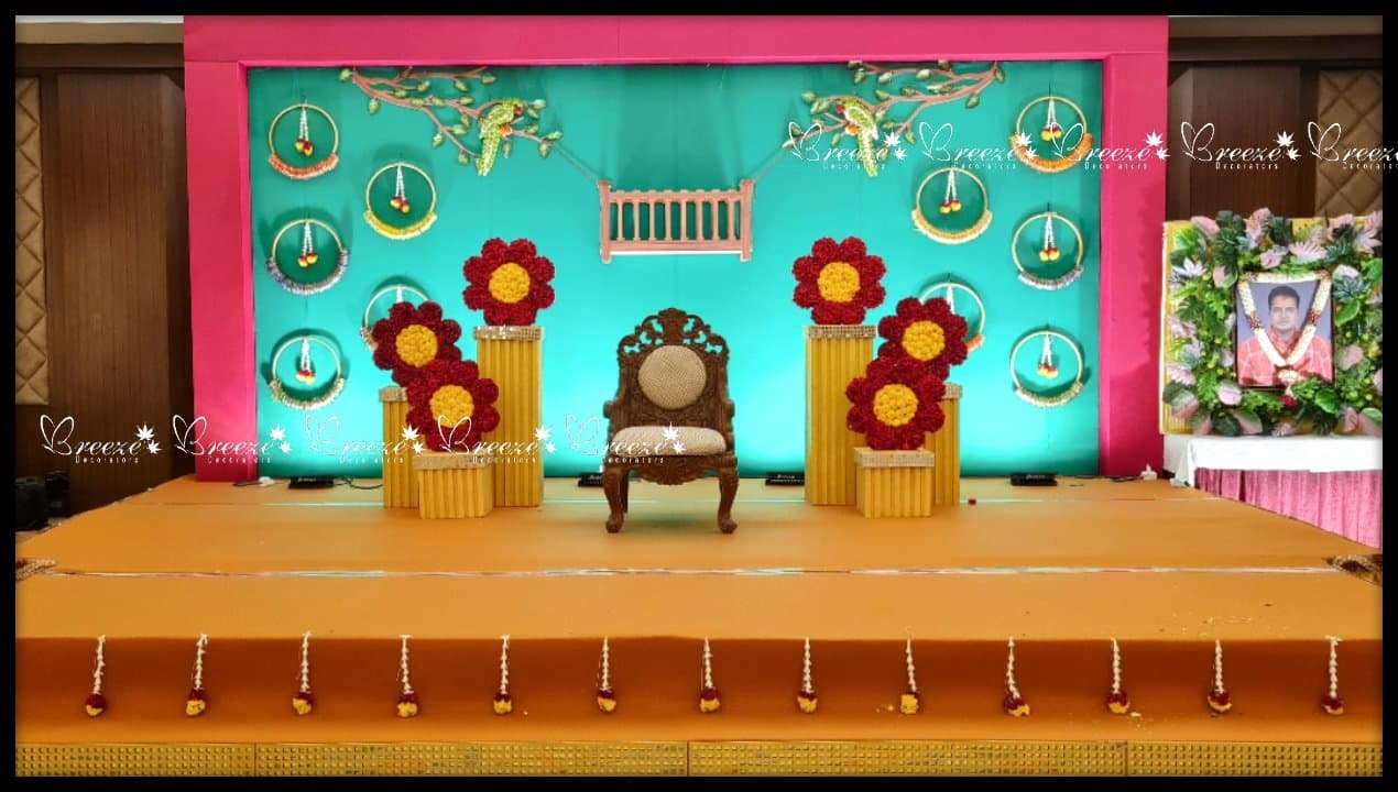 Baby shower Function Decoration at Jenneys Residency Breeze decorators - Original Full Size Photo 5
