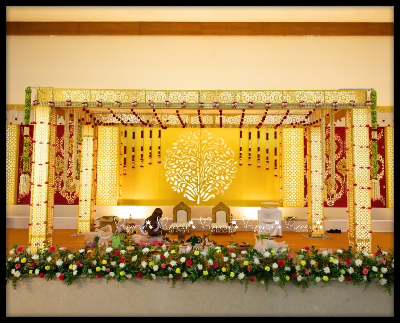 Selvam mahaal in Eachanari, Coimbatore Grand Wedding Decoration Breezedecorators - Original Full Size Photo 9
