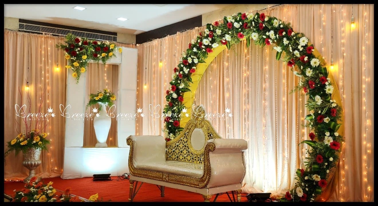 Krishna Hall thudiyalur coimbatore Wedding Decoration 30K - Full Set - Original Full Size Photo 1