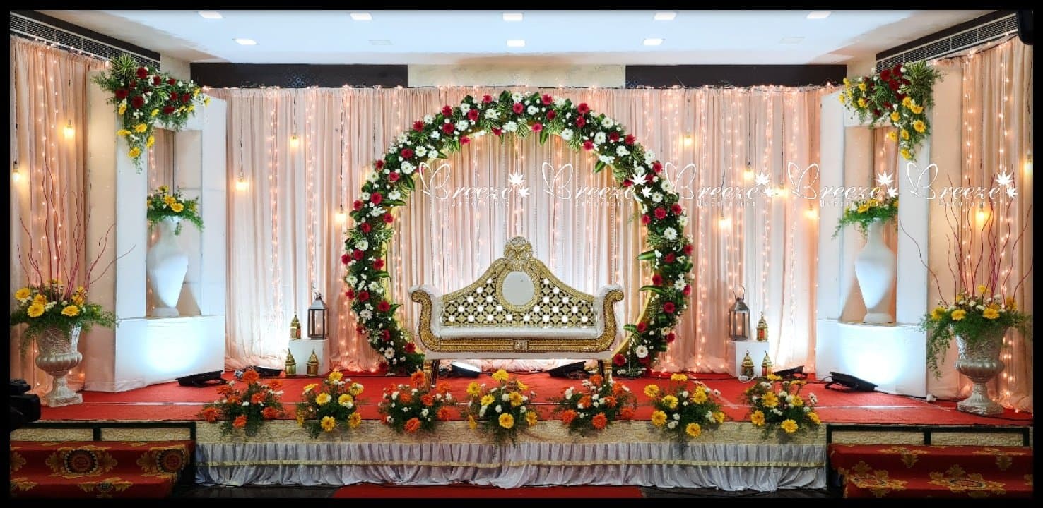 Krishna Hall thudiyalur coimbatore Wedding Decoration 30K - Full Set - Original Full Size Photo 5