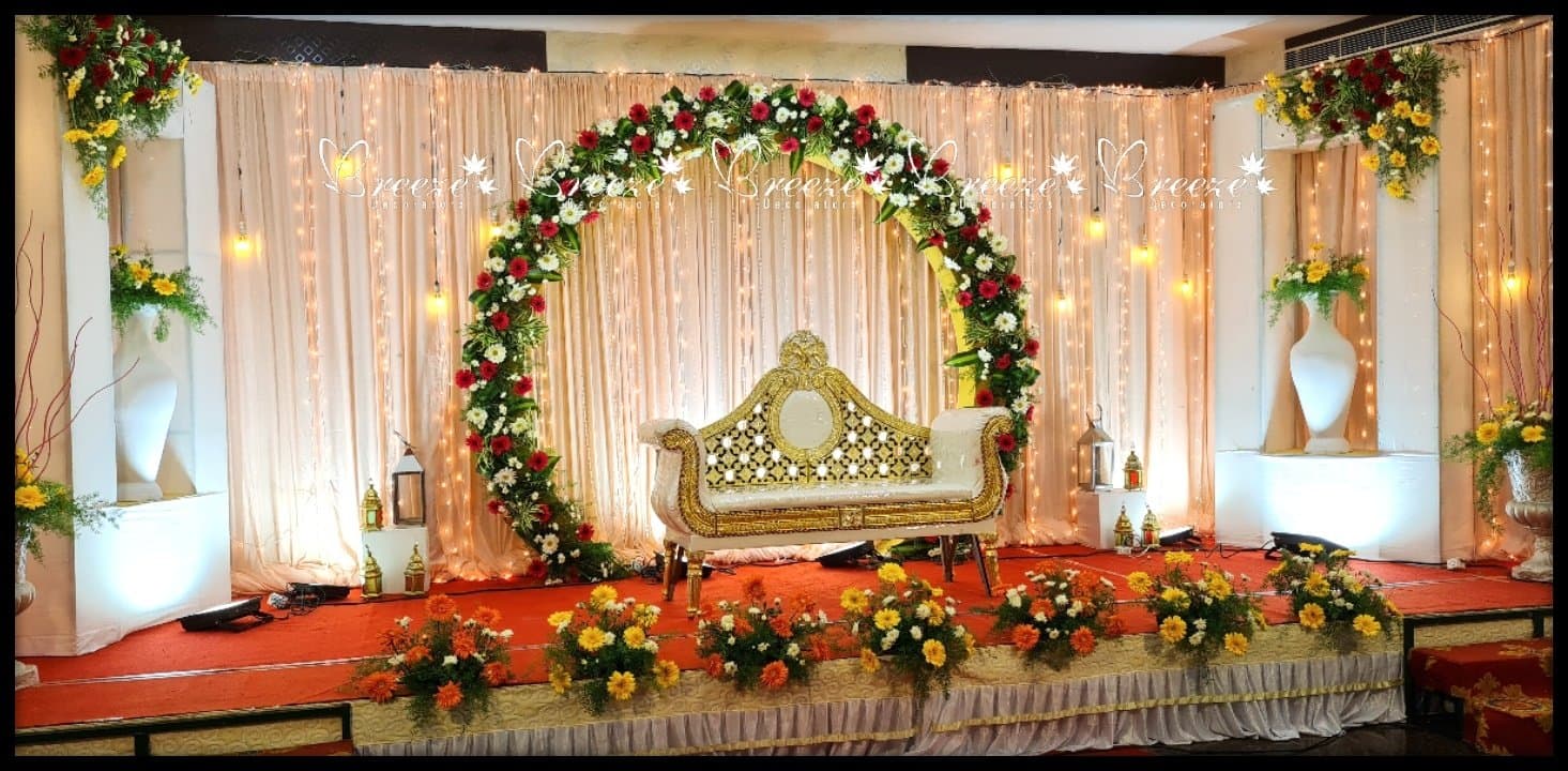 Krishna Hall thudiyalur coimbatore Wedding Decoration 30K - Full Set - Original Full Size Photo 6