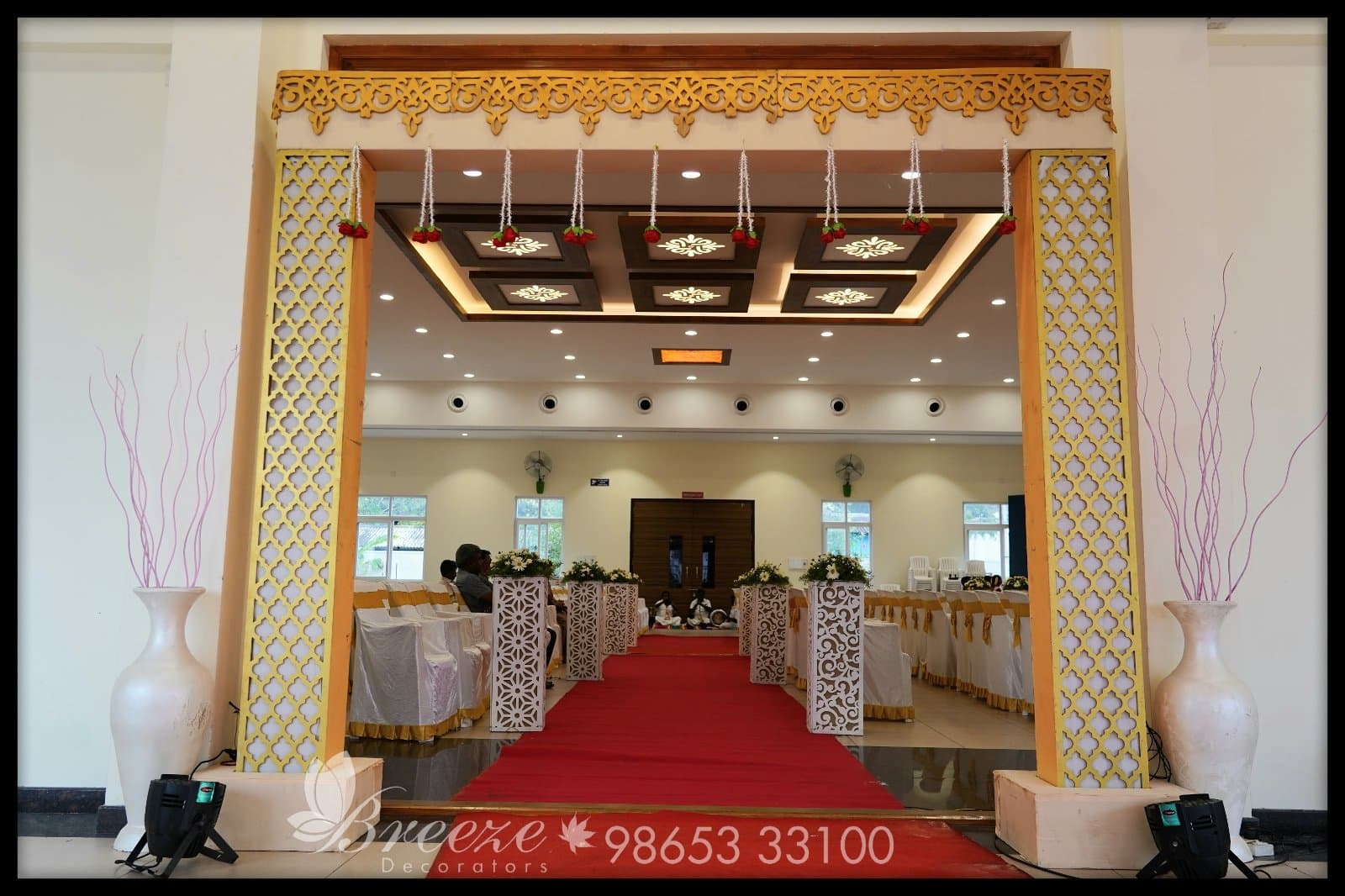 Shree MS Mahal Kittampalayam, Karumathampatti Wedding Decoration Breeze Decorators - Original Full Size Photo 13