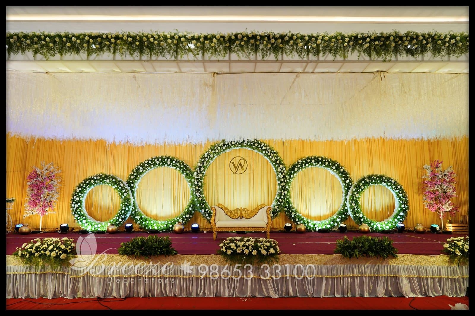 Shree MS Mahal Kittampalayam, Karumathampatti Wedding Decoration Breeze Decorators - Original Full Size Photo 14