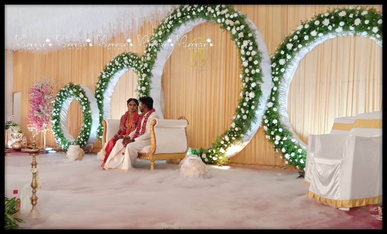 Shree MS Mahal Kittampalayam, Karumathampatti Wedding Decoration Breeze Decorators - Original Full Size Photo 2