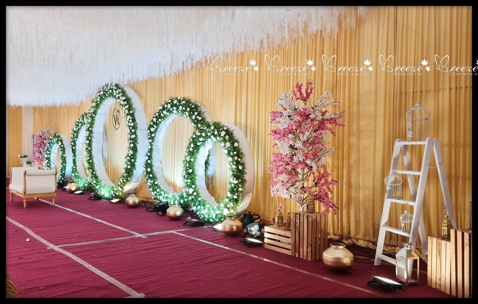 Shree MS Mahal Kittampalayam, Karumathampatti Wedding Decoration Breeze Decorators - Original Full Size Photo 4