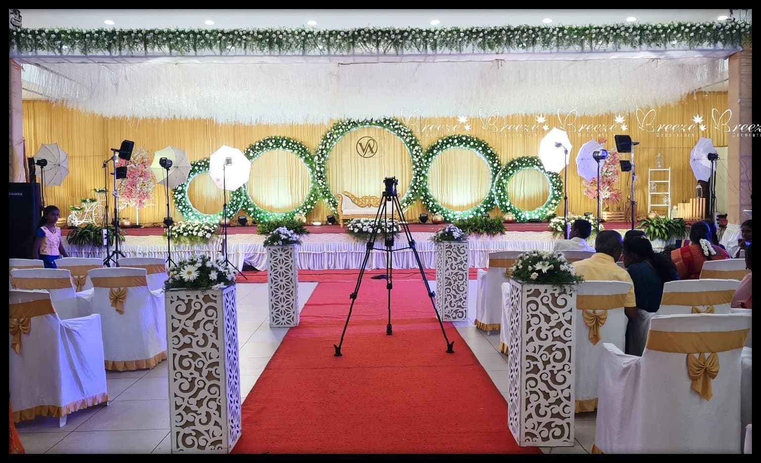Shree MS Mahal Kittampalayam, Karumathampatti Wedding Decoration Breeze Decorators - Original Full Size Photo 6