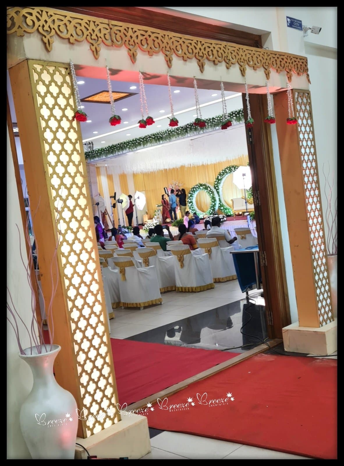 Shree MS Mahal Kittampalayam, Karumathampatti Wedding Decoration Breeze Decorators - Original Full Size Photo 8