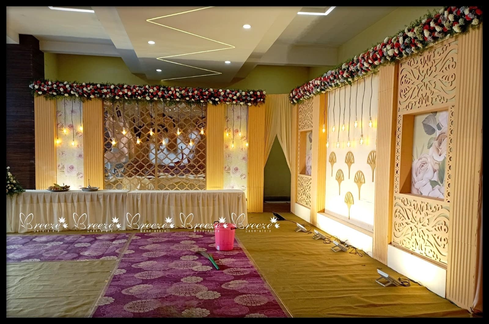 Shree MS Mahal Kittampalayam, Karumathampatti Wedding Decoration Breeze Decorators - Original Full Size Photo 11