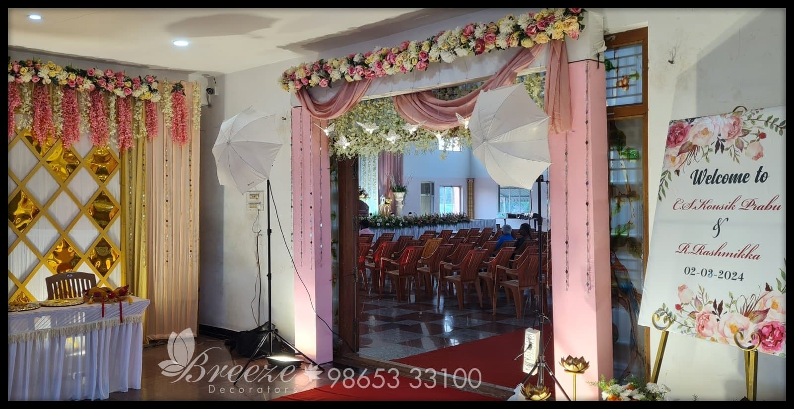 Stunning Wedding Decoration at Shree Devi Mahal By Breeze Decorators - Original Full Size Photo 10