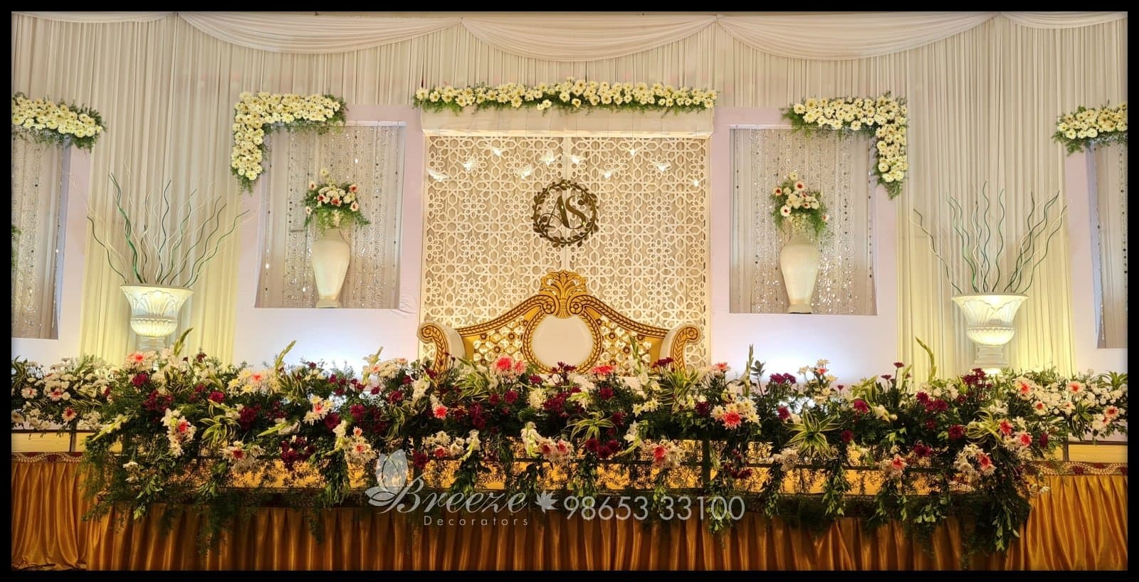 M R Marriage Mahal in Chinthamanipudur,Coimbatore - Breeze Decorators - Original Full Size Photo 1