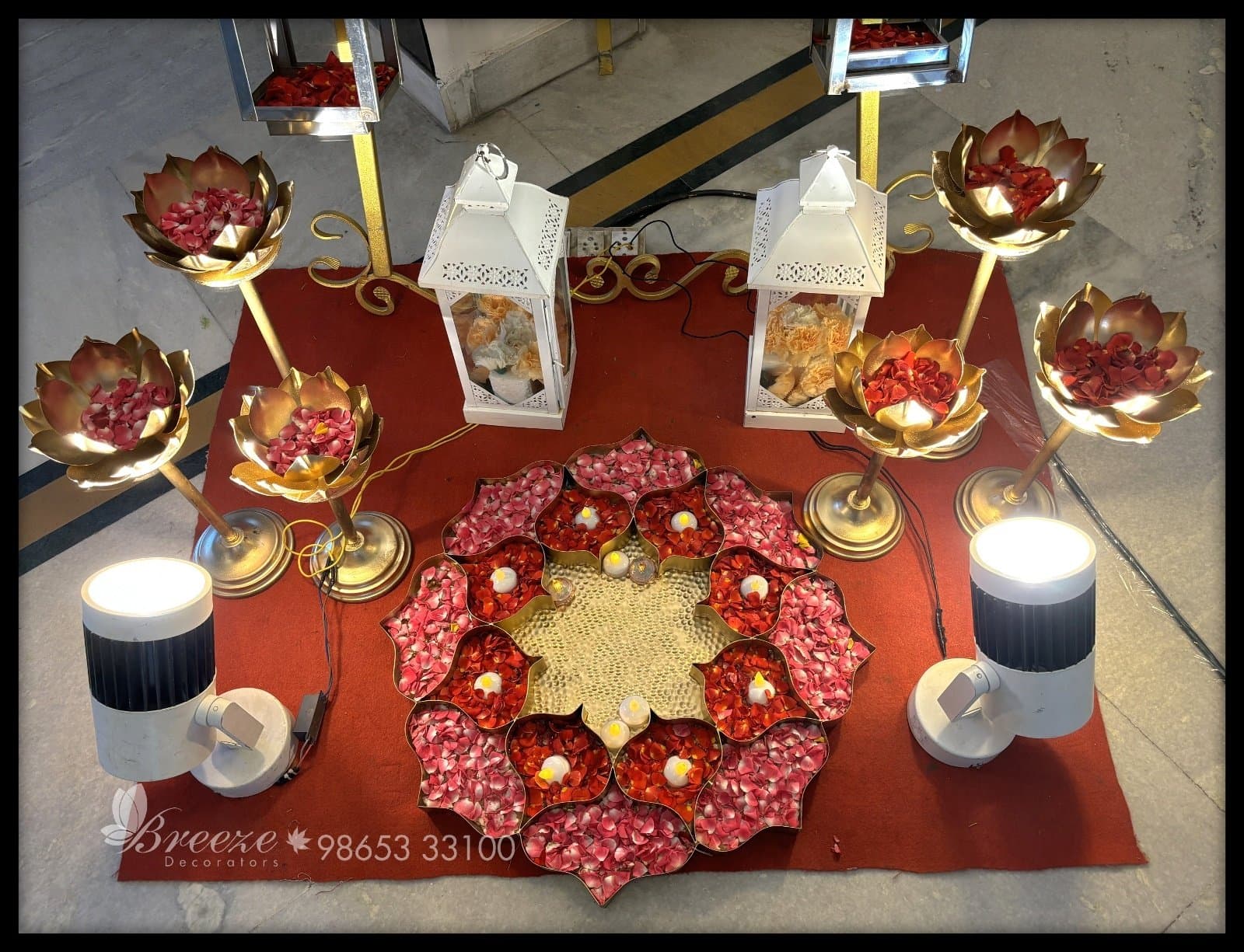 Elegant Baby Shower Celebration: Breeze Decorators Transform Jenneys Residency Diamond Hall - Original Full Size Photo 2