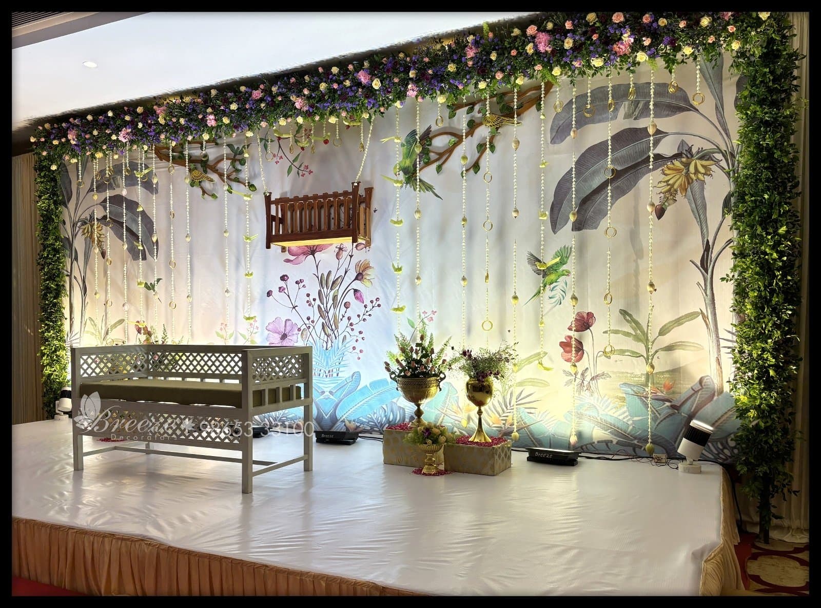 Elegant Baby Shower Celebration: Breeze Decorators Transform Jenneys Residency Diamond Hall - Original Full Size Photo 4