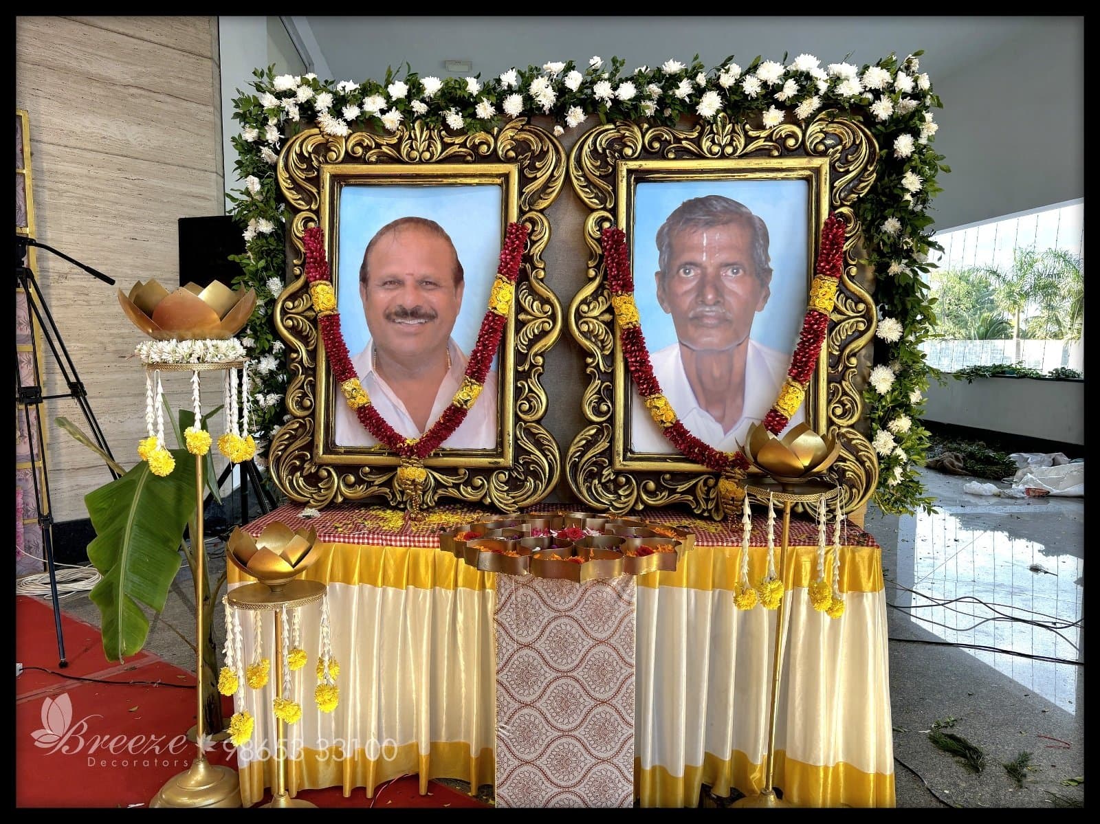 Elegant Wedding Decor at Sri Kumaran Magal Kovilpalayam by Breeze Decorators - Original Full Size Photo 9