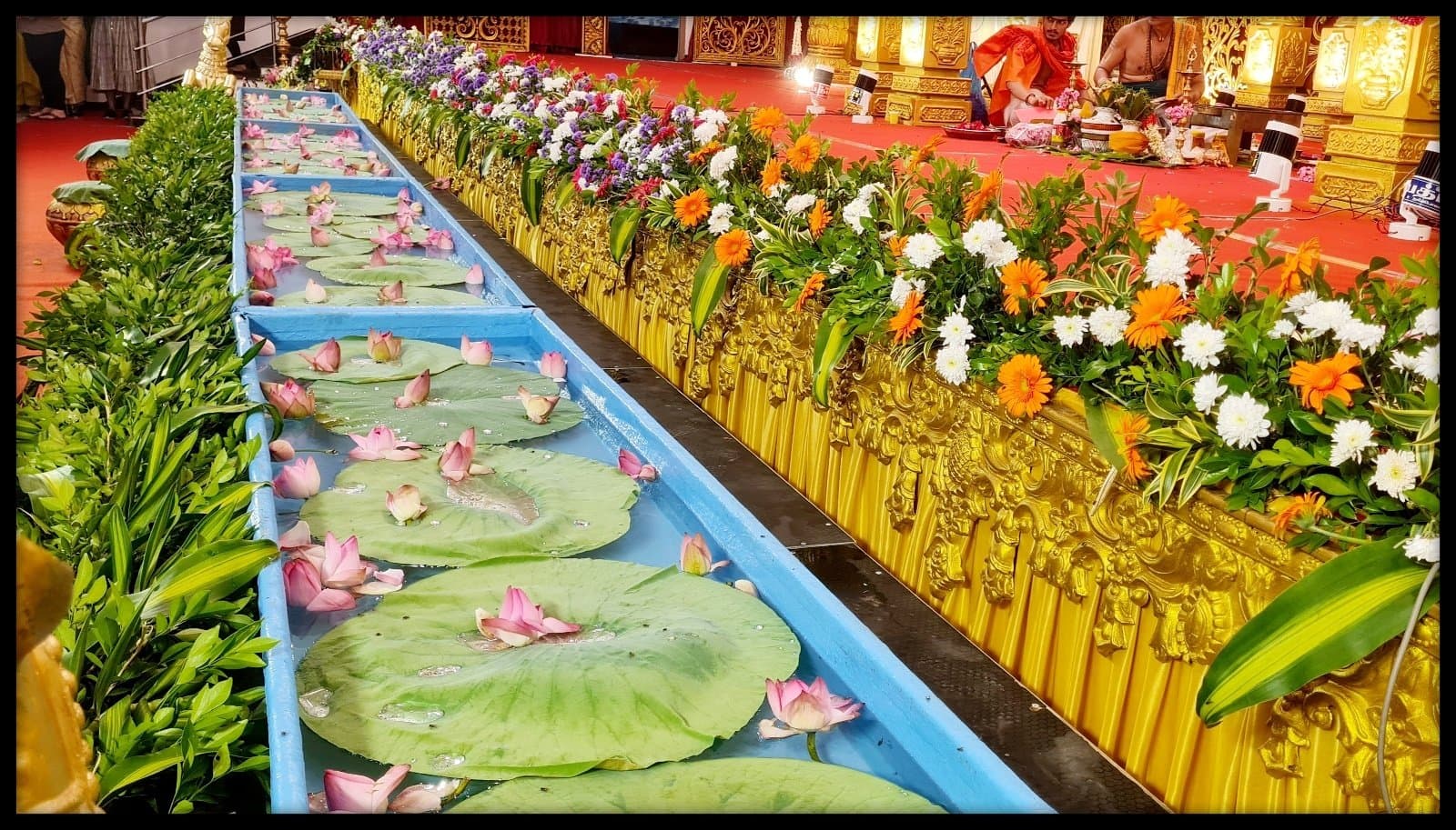 Stunning Wedding Decor at Sri Aishwarya Mahal, Namakkal by Breeze Decorators - Original Full Size Photo 5