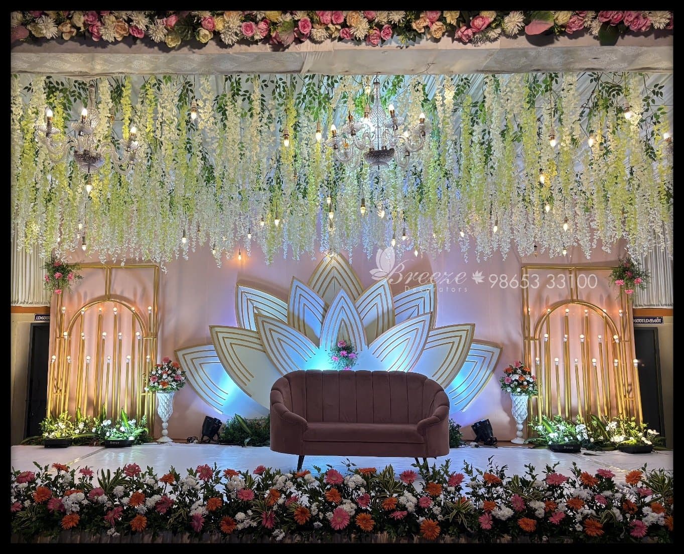 Eternal Love Blossoms at Bagavathi Amman Temple: Karthik and Priyangaa's Enchanting Wedding Celebration - Original Full Size Photo 3