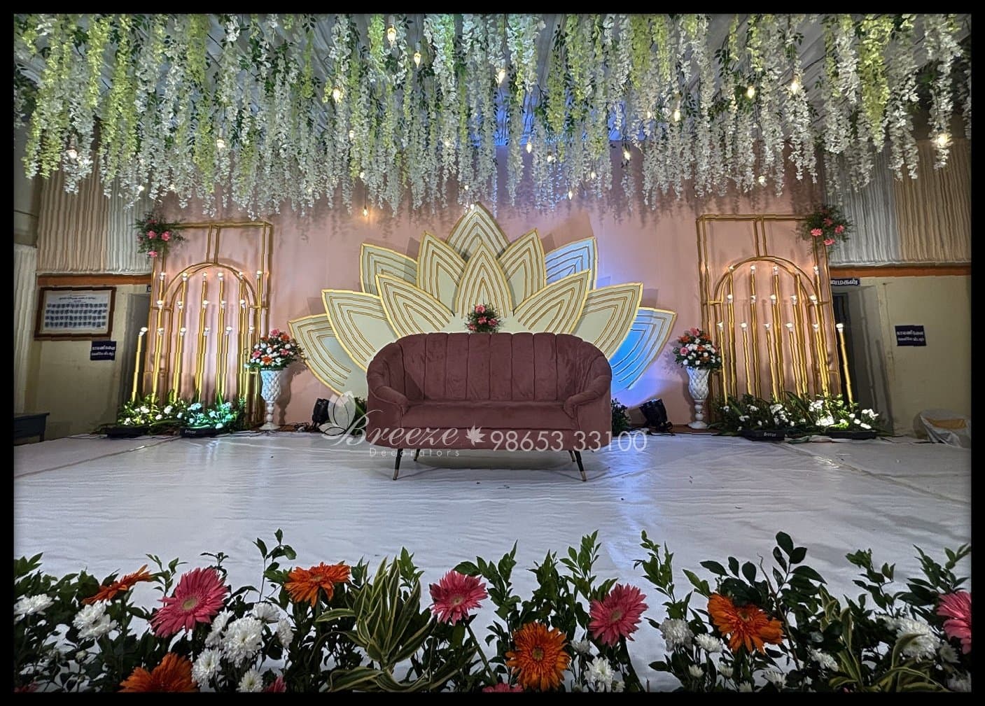 Eternal Love Blossoms at Bagavathi Amman Temple: Karthik and Priyangaa's Enchanting Wedding Celebration - Original Full Size Photo 1