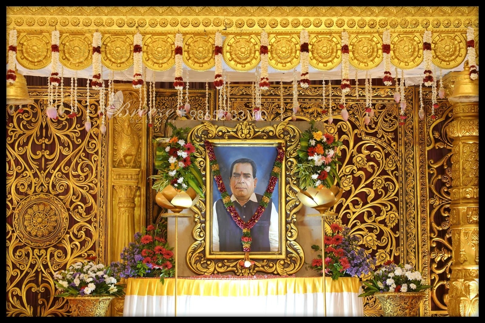Stunning Wedding Decor at Sri Aishwarya Mahal, Namakkal by Breeze Decorators - Original Full Size Photo 20