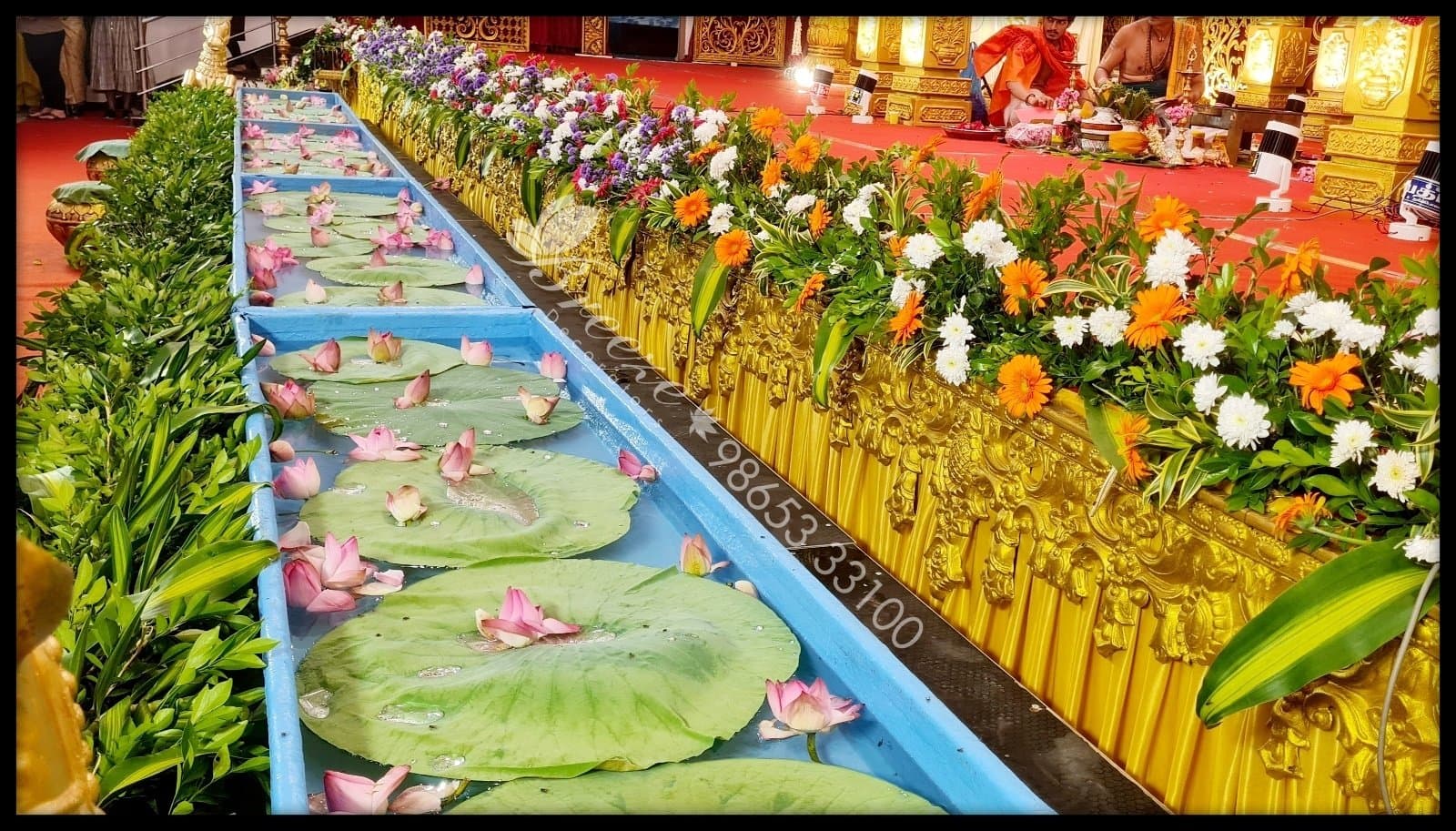 Stunning Wedding Decor at Sri Aishwarya Mahal, Namakkal by Breeze Decorators - Original Full Size Photo 16