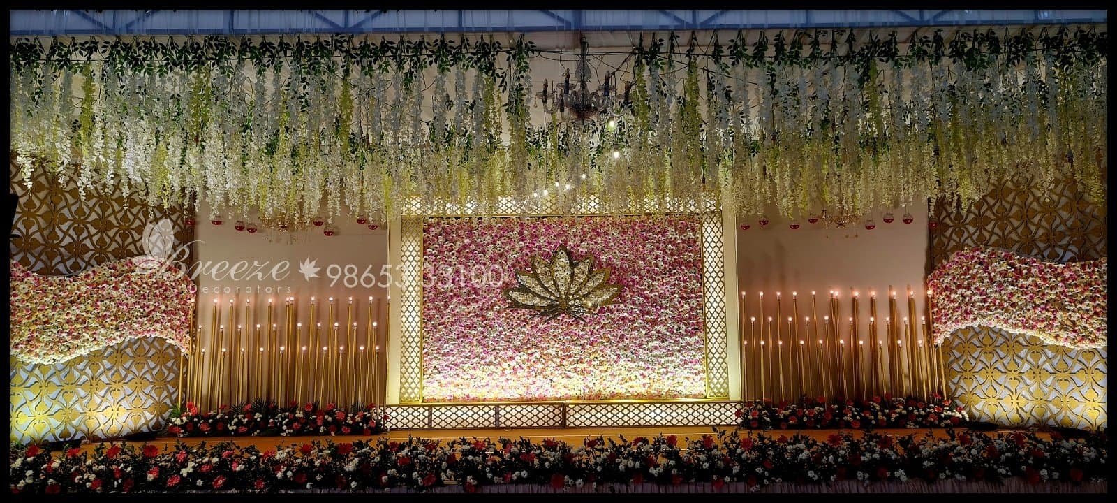 Enchanting Wedding Decor at Mullai Hall Coimbatore by Breeze Decorators - Original Full Size Photo 3