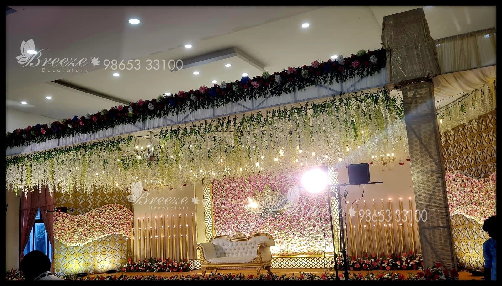 Enchanting Wedding Decor at Mullai Hall Coimbatore by Breeze Decorators - Original Full Size Photo 4