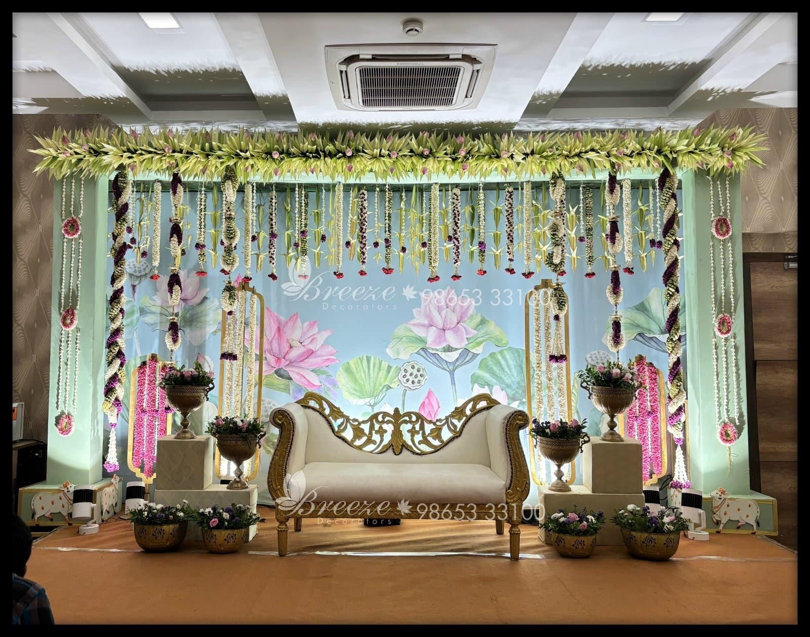 Nivathi's Seemantham: A Traditional Tamil Baby Shower Celebration in Coimbatore - Original Full Size Photo 1