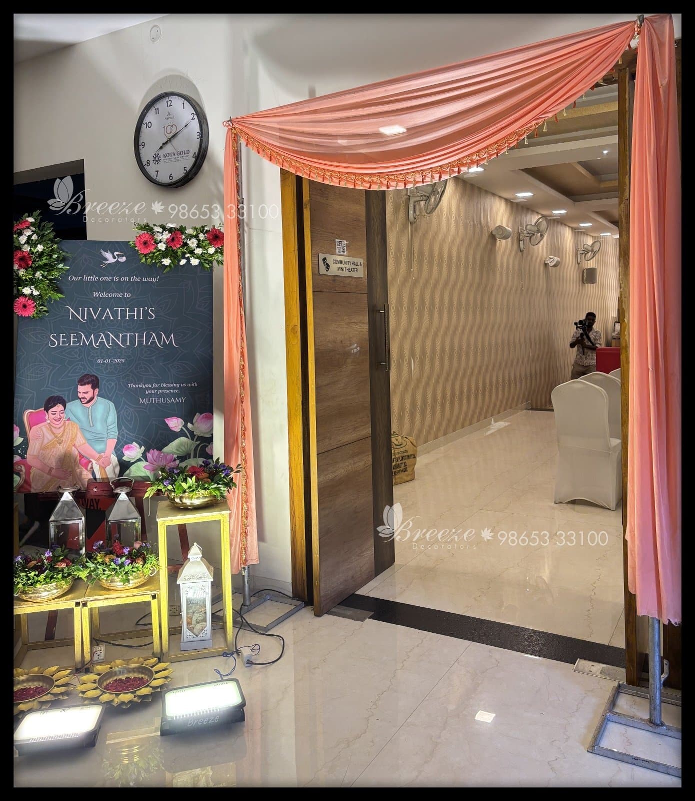 Nivathi's Seemantham: A Traditional Tamil Baby Shower Celebration in Coimbatore - Original Full Size Photo 9