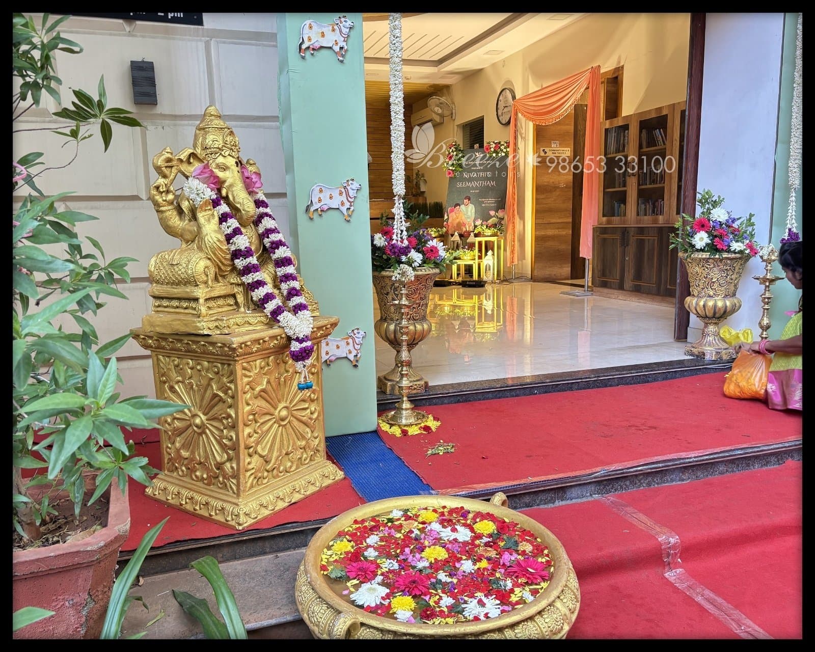 Nivathi's Seemantham: A Traditional Tamil Baby Shower Celebration in Coimbatore - Original Full Size Photo 11