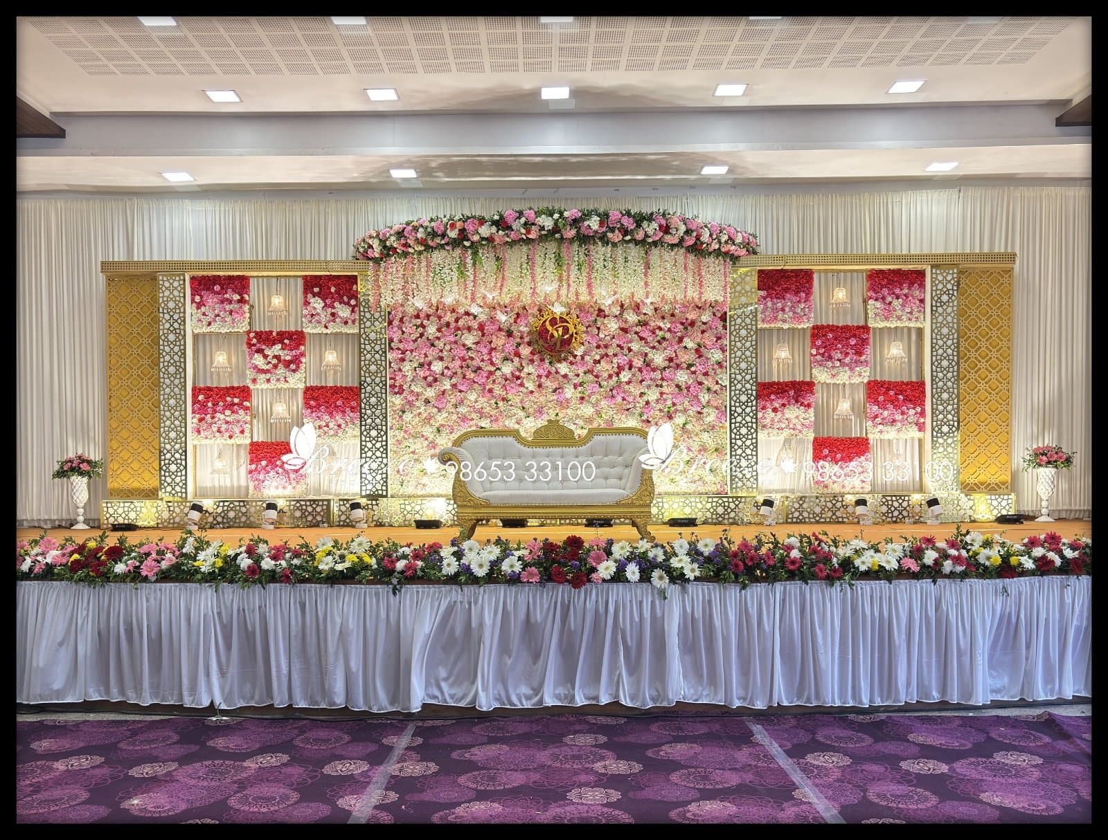 R.Sudharsan & Padma Priyadharshini's Wedding Ceremony in VRG Marriage Hall, Coimbatore - Original Full Size Photo 2