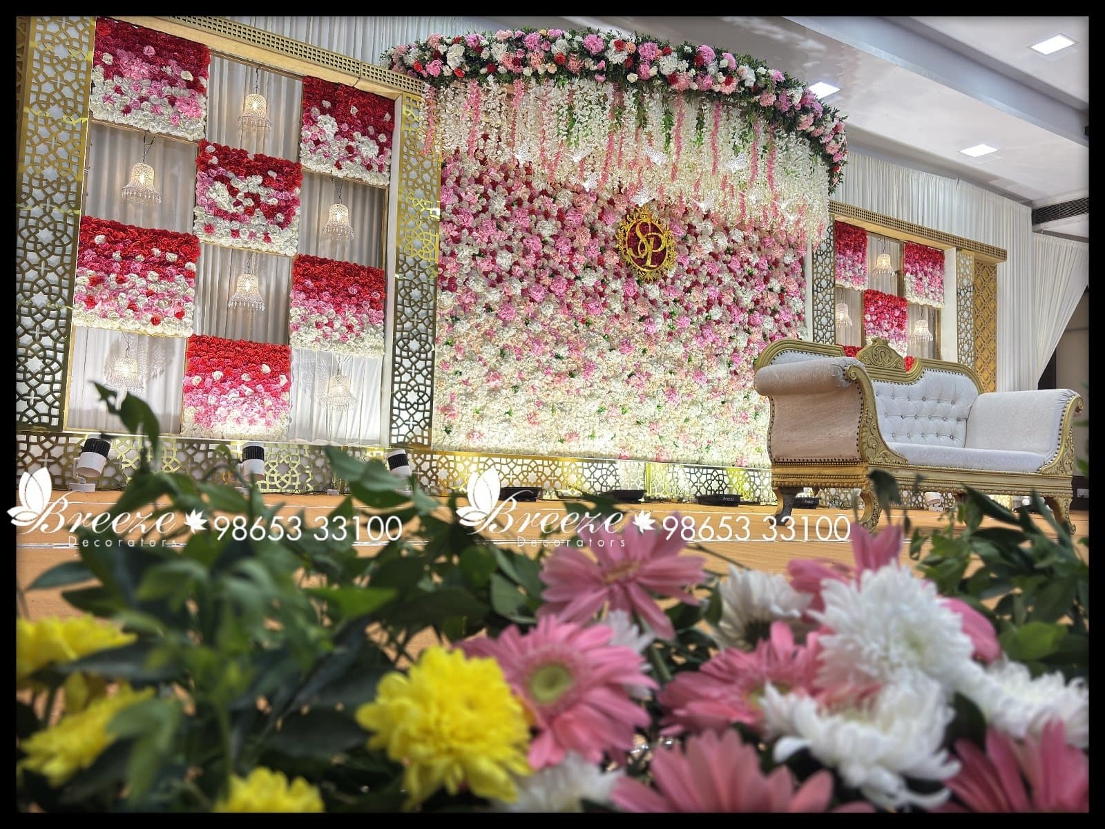 R.Sudharsan & Padma Priyadharshini's Wedding Ceremony in VRG Marriage Hall, Coimbatore - Original Full Size Photo 1