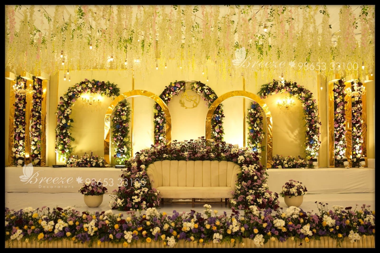 Wedding Decoration at Selvanayaki Amman Kovil Kalyana Mandapam - Original Full Size Photo 1