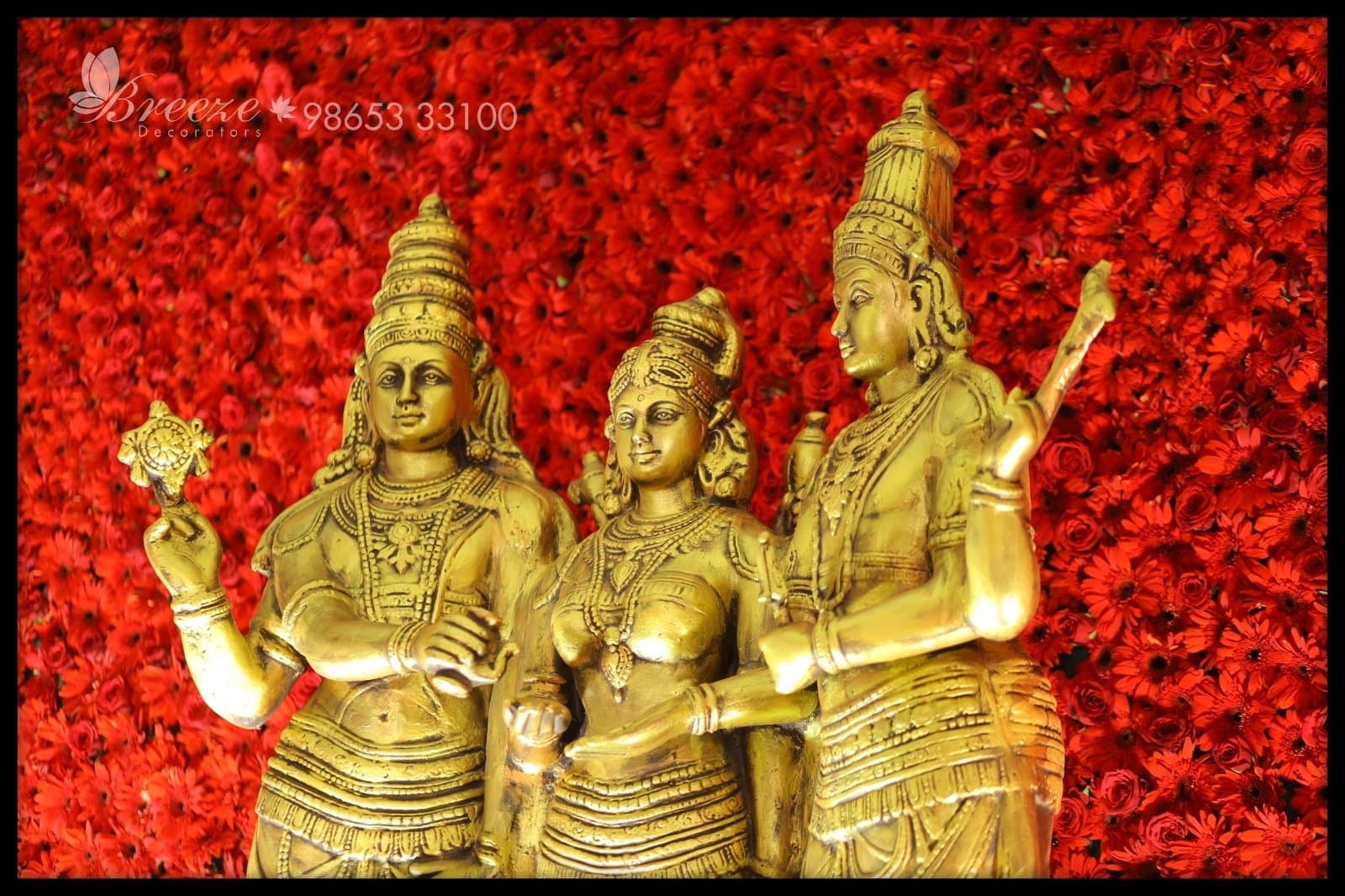 Stunning Kurinji Hall Wedding Stage Design by Breeze Decorators - Original Full Size Photo 5