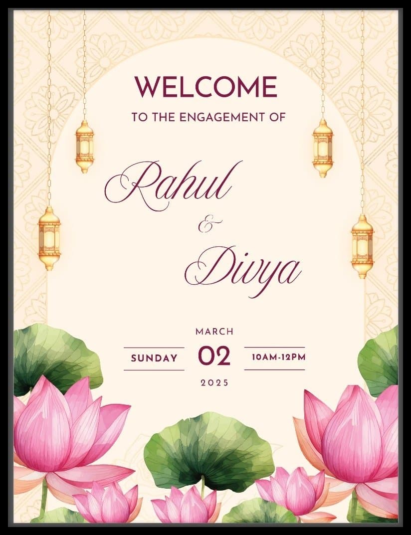 Rahul & Divya's Engagement at Parsn Sesh Nestle - Breeze Decorators - Original Full Size Photo 3