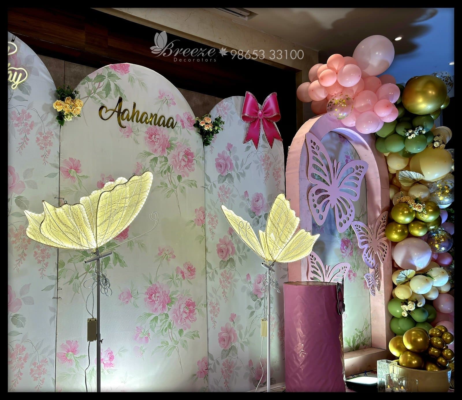 ✨ Celebrating Aahanaa's Magical First Birthday! ✨Residency tower coimbatore - Original Full Size Photo 2