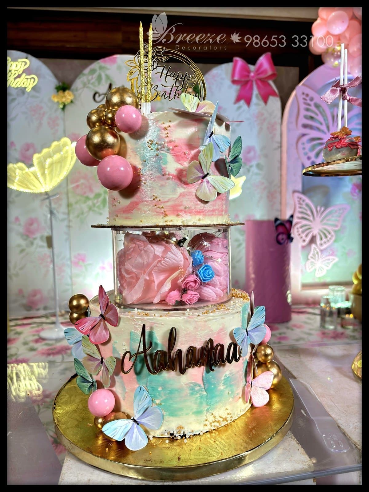 ✨ Celebrating Aahanaa's Magical First Birthday! ✨Residency tower coimbatore - Original Full Size Photo 3