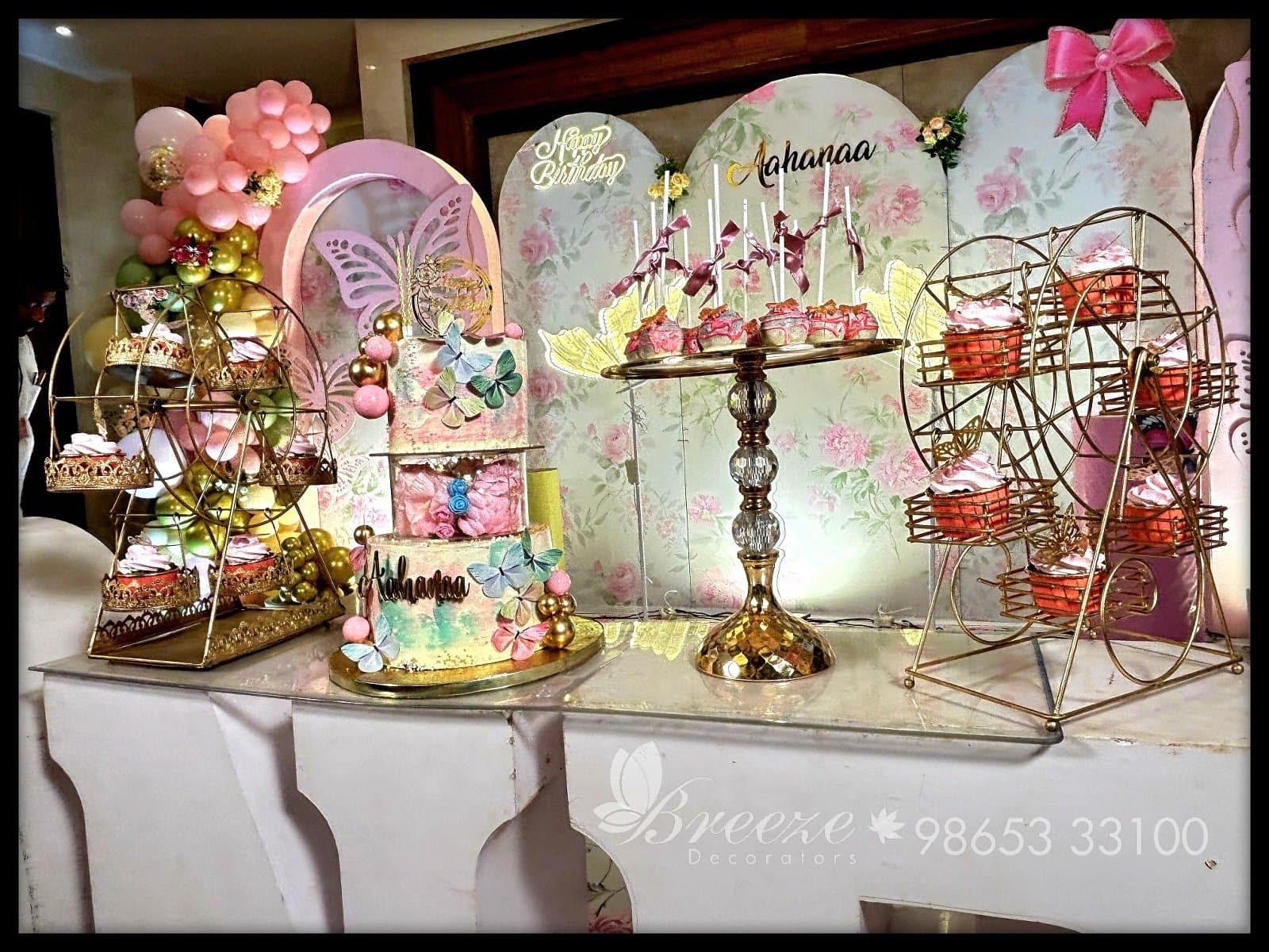 ✨ Celebrating Aahanaa's Magical First Birthday! ✨Residency tower coimbatore - Original Full Size Photo 5