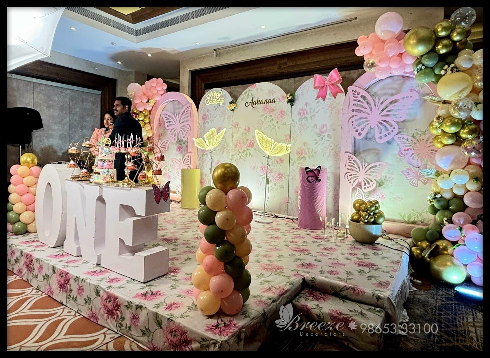 ✨ Celebrating Aahanaa's Magical First Birthday! ✨Residency tower coimbatore - Original Full Size Photo 9