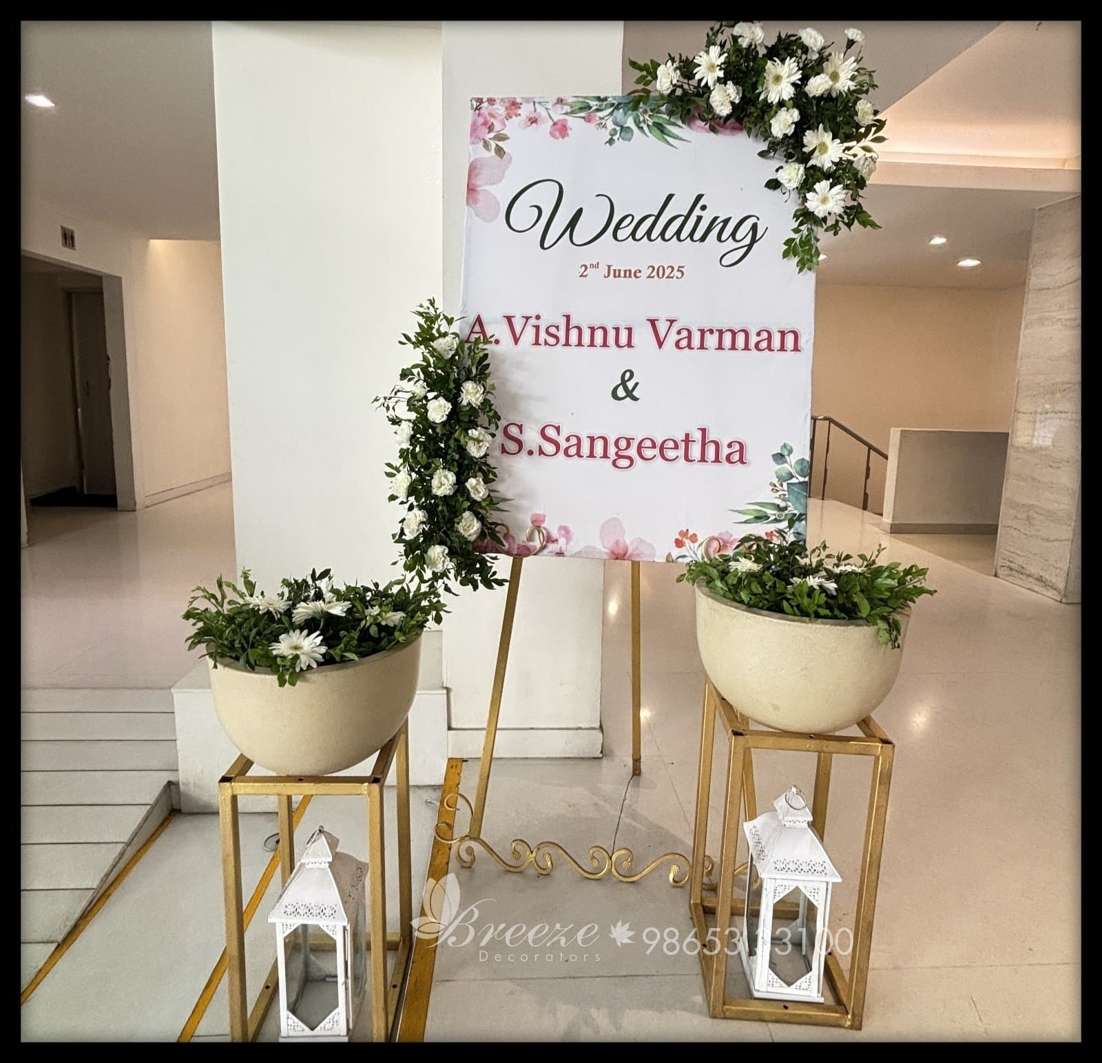 Vishnu Varman & S.Sangeetha's Elegant Wedding Celebration at Hotel Vijay Elanza, Peelamedu Coimbatore - Original Full Size Photo 9