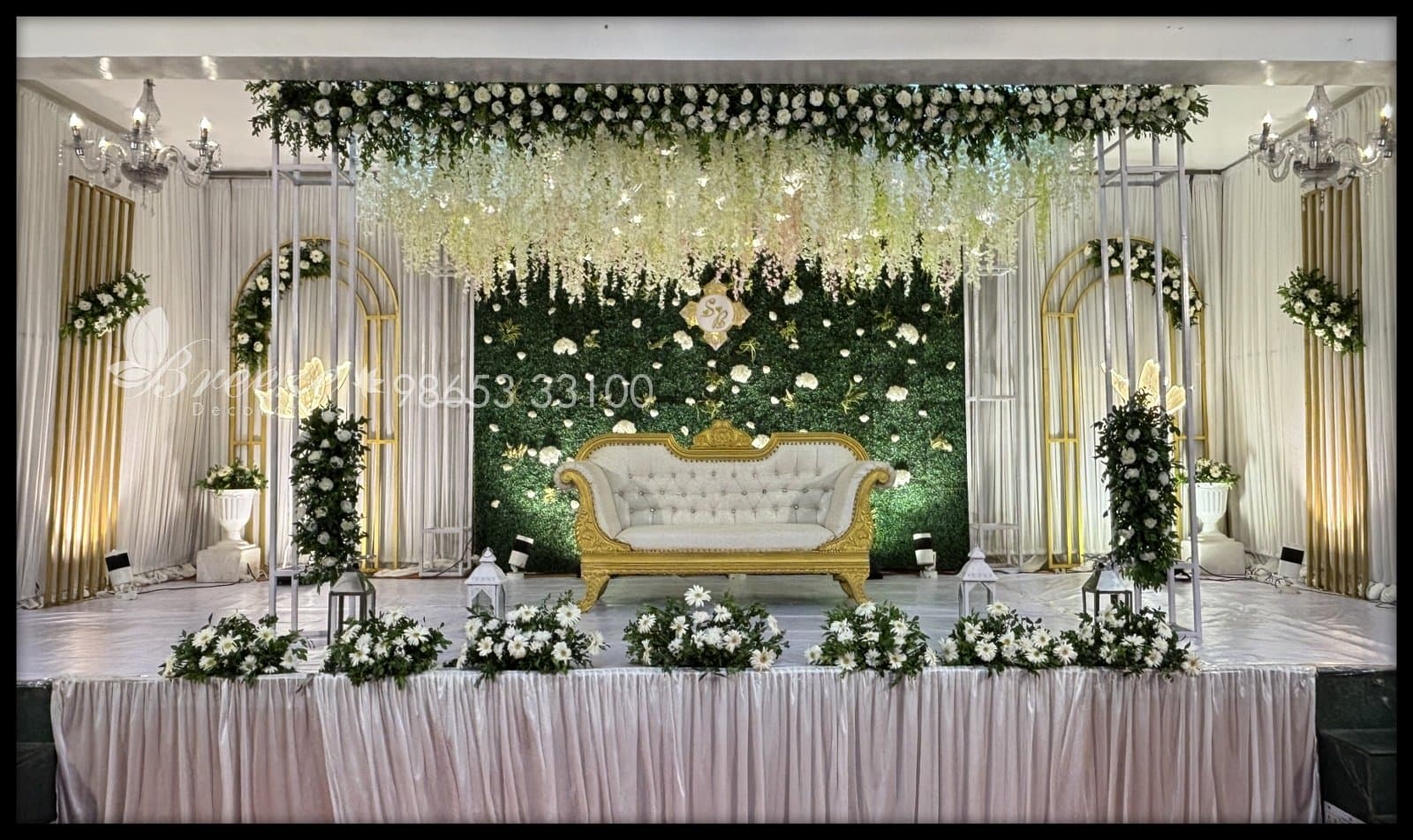Wedding Decoration at Sree Ayyappa Seva Sangam Community Hall Coimbatore by Breeze Decorators - Original Full Size Photo 2